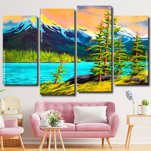 Mountains Landscape Panels paint by numbers