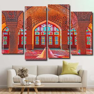 Nasir Al Mulk Mosque panels paint by numbers