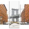 New York Brooklyn Bridge Panels paint by numbers