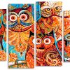 Owls Birds Art Panels paint by numbers