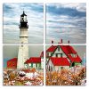 Portland Head Light panels paint by numbers