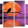 Raven Moonlight panels paint by numbers