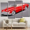 Red Buick Skylark panels paint by numbers