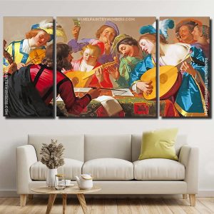 Renaissance Music Period panels paint by numbers