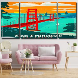 San Francisco California panels paint by numbers