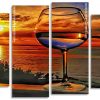 Sunset Glass panels paint by numbers