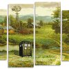 Tardis Nature Scenery Panels paint by numbers