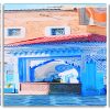 The Blue City Morocco panels paint by numbers