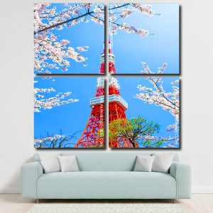 Tokyo Tower Panels paint by numbers