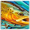 Trout Fish panels paint by numbers