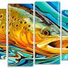 Trout Fish Panels paint by numbers