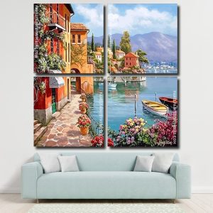 Venice Villa Seaside panels paint by numbers