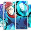 Aesthetic Jujutsu Kaisen Anime panels paint by numbers