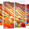 China Rainbow Mountains panels paint by numbers