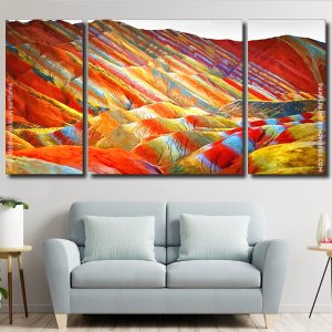 China Rainbow Mountains panels paint by numbers