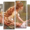 Forest Princess panels paint by numbers