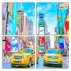 New York Taxis panels paint by numbers