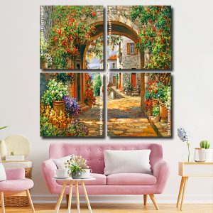 Tuscan Italy Scene panels paint by numbers