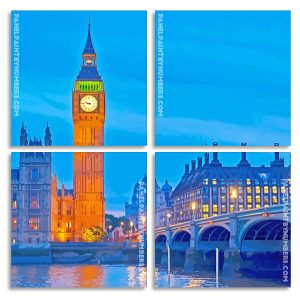 Big Ben London Panel paint by numbers