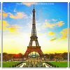 Paris Eiffel Tower Panel paint by numbers