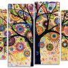 Abstract Tree Of Life Panels paint by numbers