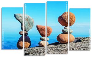 Stone Balancing Panels paint by numbers