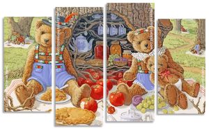 Teddy Bears Picnic Panel paint by number