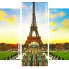 Paris Eiffel Tower Panel paint by numbers