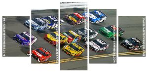 Nascar Racing Panel paint by numbers