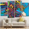 Abstract Colorful Head Panels paint by numbers