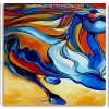 Abstract Colorful Horse Panels paint by numbers