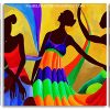 Abstract Dancers Panels paint by numbers