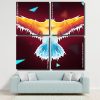 Abstract Eagle Panels paint by numbers