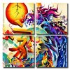 Abstract Illustration panels paint by numbers