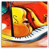 Abstract Musical Instruments panels paint by numbers