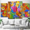 Abstract Musicians panels paint by numbers