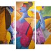 Abstract Musicians Panels paint by numbers