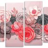 Aesthetic Flower panels paint by numbers