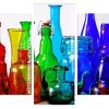 Aesthetic Glass Bottles Panel paint by numbers