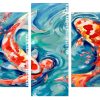 Aesthetic Koi Fish Panel paint by number