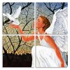 Angel And Dove Panels Paint by numbers