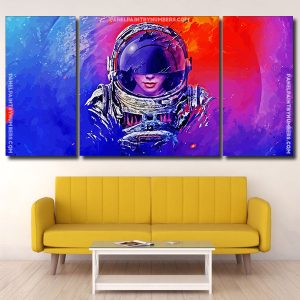 Astronaut Woman Panel Paint By Numbers