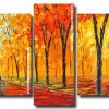 Autumn Trees Panels paint by numbers