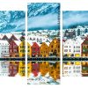 Bergen Norway Panels paint by numbers