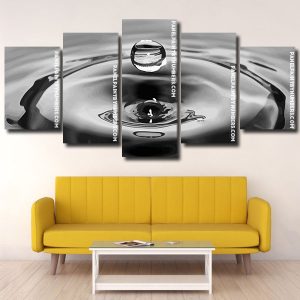 Black And White Water Drop panels paint by numbers