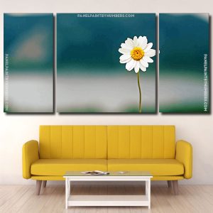 Blooming Daisy Flower Panels paint by numbers