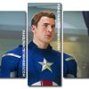 Captain America panels paint by numbers