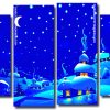 Christmas Night Panels paint by numbers