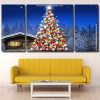 Christmas Night Tree Panels paint by numbers