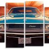 Classic Challenger car Panels paint by numbers